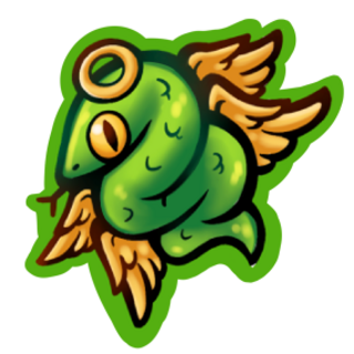 Snake Angel - Sticker