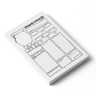 ACC: Character Sheet Notepad (50pg)
