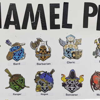 TTRPG Enamel Pin