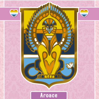 Aro-Ace Sphinx Hard Enamel Pin
