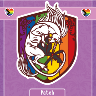 Pride Unicorn Iron-on Patch