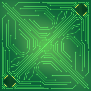 Earth Line Large Circuit Bandana