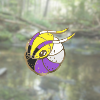 Nonbinary Isopod Mini Pin