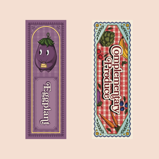 Eggplant Bookmark
