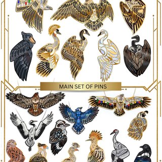 Random Seconds Pin - Visionary Vultures 4