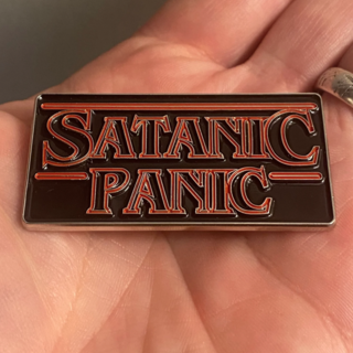 Satanic Panic Enamel Pin