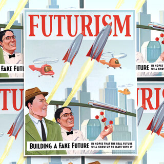 POSTER: Futurism – Building a Fake Future 16x20"