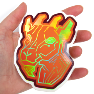 Hex Selective Holo Sticker