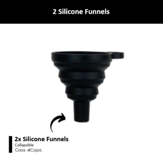 2 Silicone Funnels