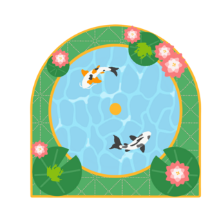 Pond Door Enamel Pin