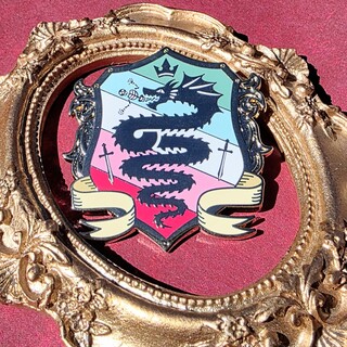 Past Heraldry Abrosexual Biscione Pin