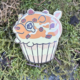 Muffin Bear Premium Pin