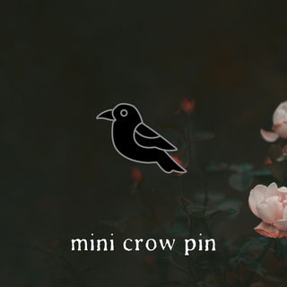 mini crow pin