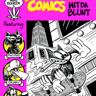 Dopecat Hit da Blunt Comic Book