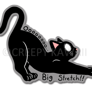 Ooooo Big Stretch - 3" Vinyl Sticker