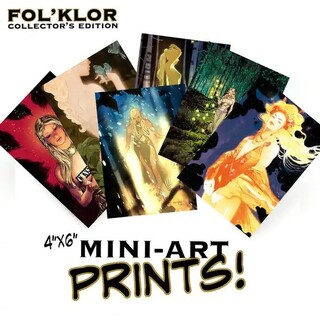 Collectors Set of 6 Mini Art Prints