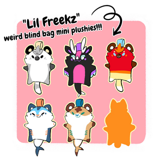 LIL FREEKZ Blind Bag Mini Plush
