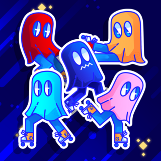 Pac Sheet Ghost Stickers