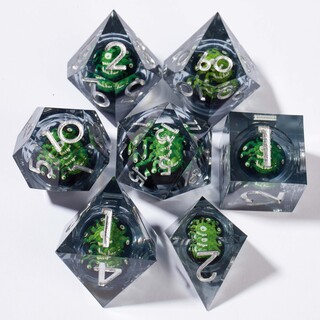 Big-eyed Monster Dice: Emerald Mystery ×7