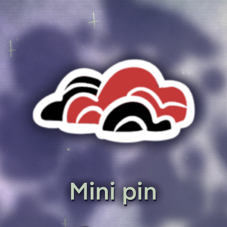 Red Cloud Mini Pin