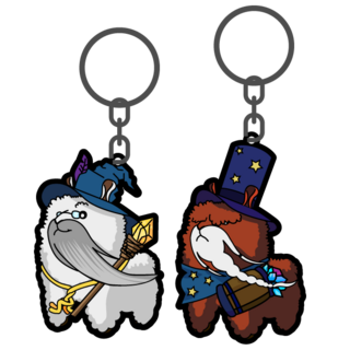 Alpacadamus keychain
