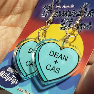 Acrylic Earrings - Dean + Cas