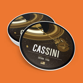 Cassini 3.5" Sticker