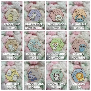 Zodiac Pals Enamel Pin
