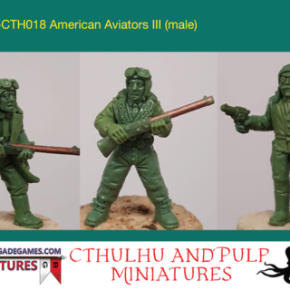 BG-CTH018 American Aviators III (male) (3 models, 28mm, unpainted)