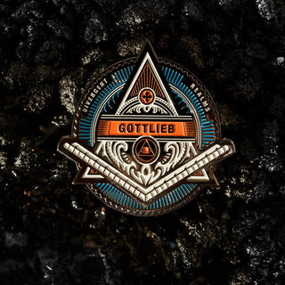 Divergent Realms: 2.75" x 2.75" Gottlieb Coin