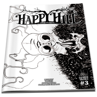 Happy Hill #3C (Inks Only Mulvey Cover)