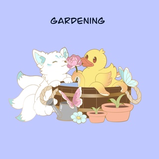 Gardening Enamel Pin