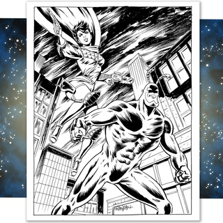 Trekker-Tick Original Art Pin-up
