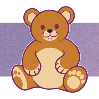 Teddy Plush Mini Pin