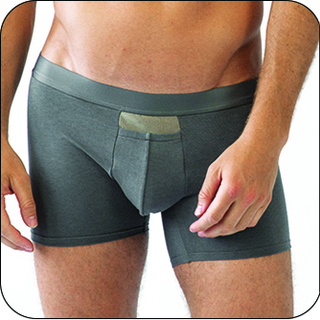 SilverBoxers in Slate Grey