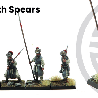 Guerrilla whit Spears X 10 miniatures
