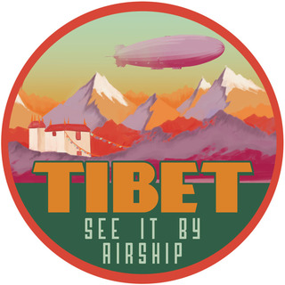 Tibet Travel Sticker
