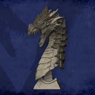 Armored Saphira Bust