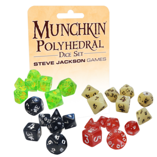 Munchkin Polyhedral Dice Set (Multiple Colors)