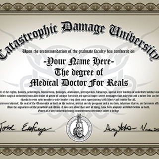 Printable Diploma MDR - Medical Doctor for Reals