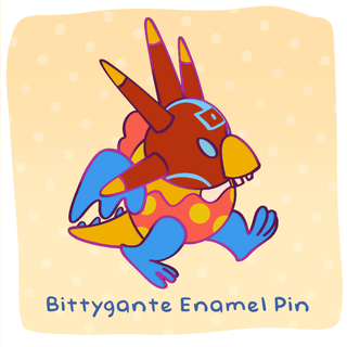 Bittygante Enamel Pin