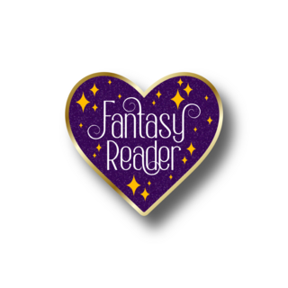 Fantasy Reader Heart Pin