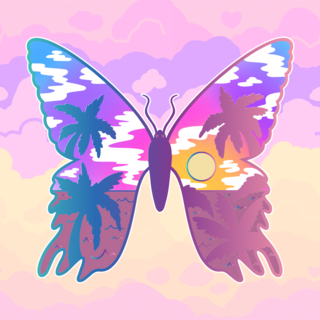 Tropical Tides Enamel Pin