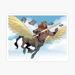 Flying Centaur sticker