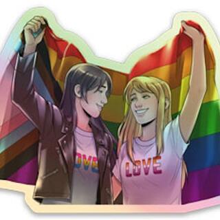 "Pride" HOLO Sticker*