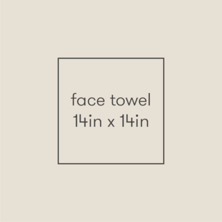 Kanso Face towel