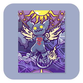 A6 Postcard - Heartless Kero