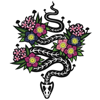Venom in Bloom 2" pin