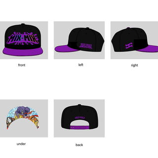 MIX-MIX Snapback Cap Purple