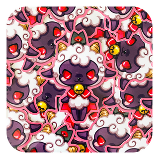Cult of the Lamb Lambert Waterproof Glossy Sticker